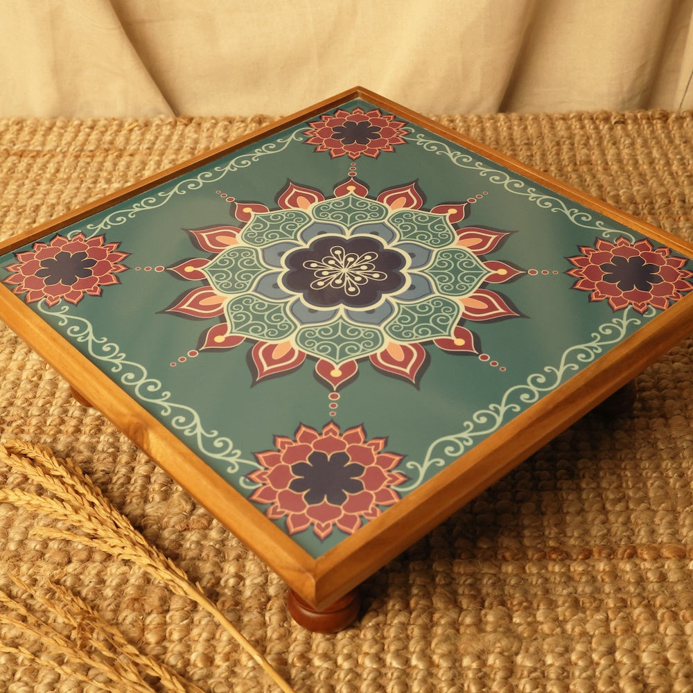 Bajot Medium Aquamarine Mandala