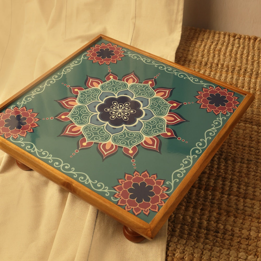 Bajot Medium Aquamarine Mandala