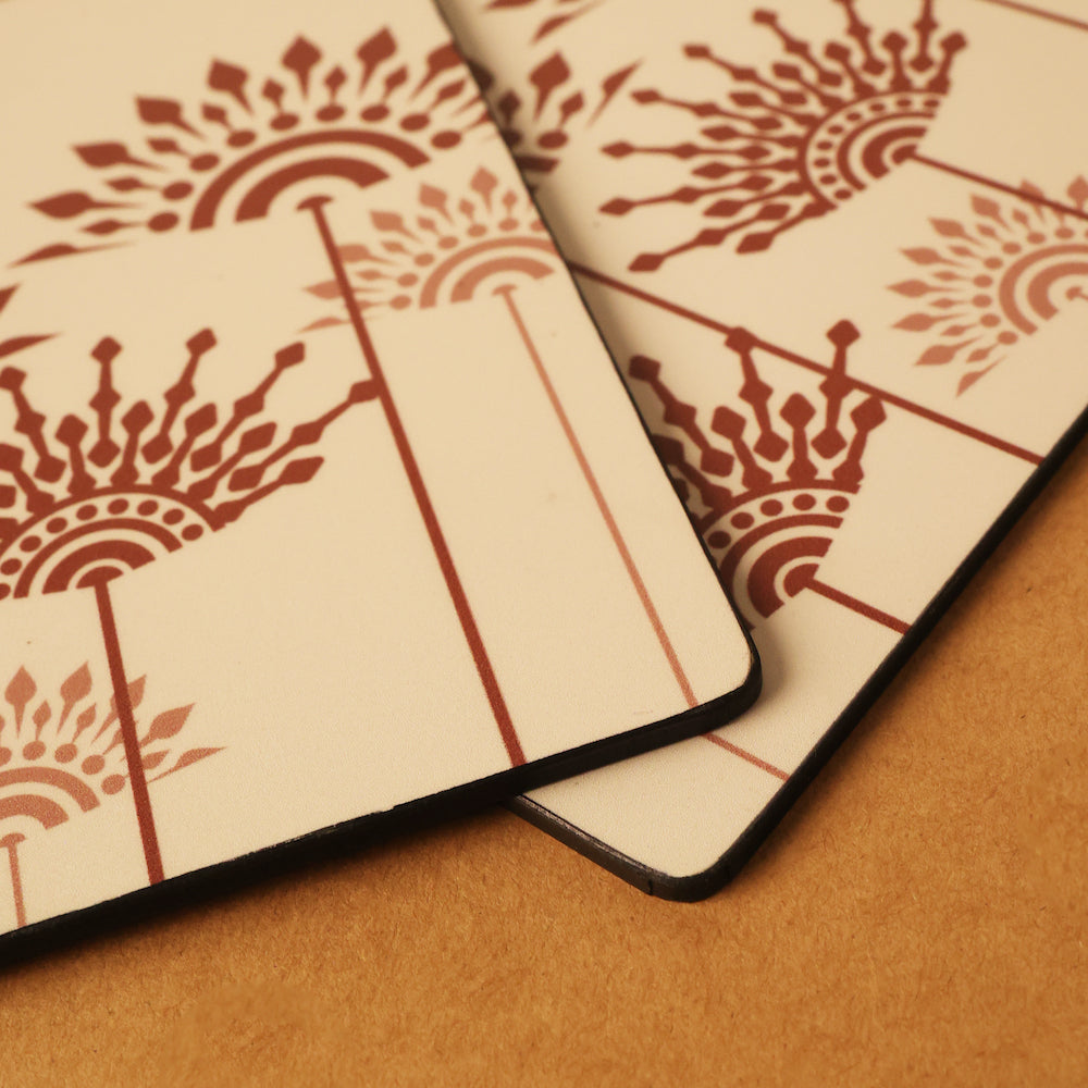Mandala Cotton Design Trivet Set for Surface Protection