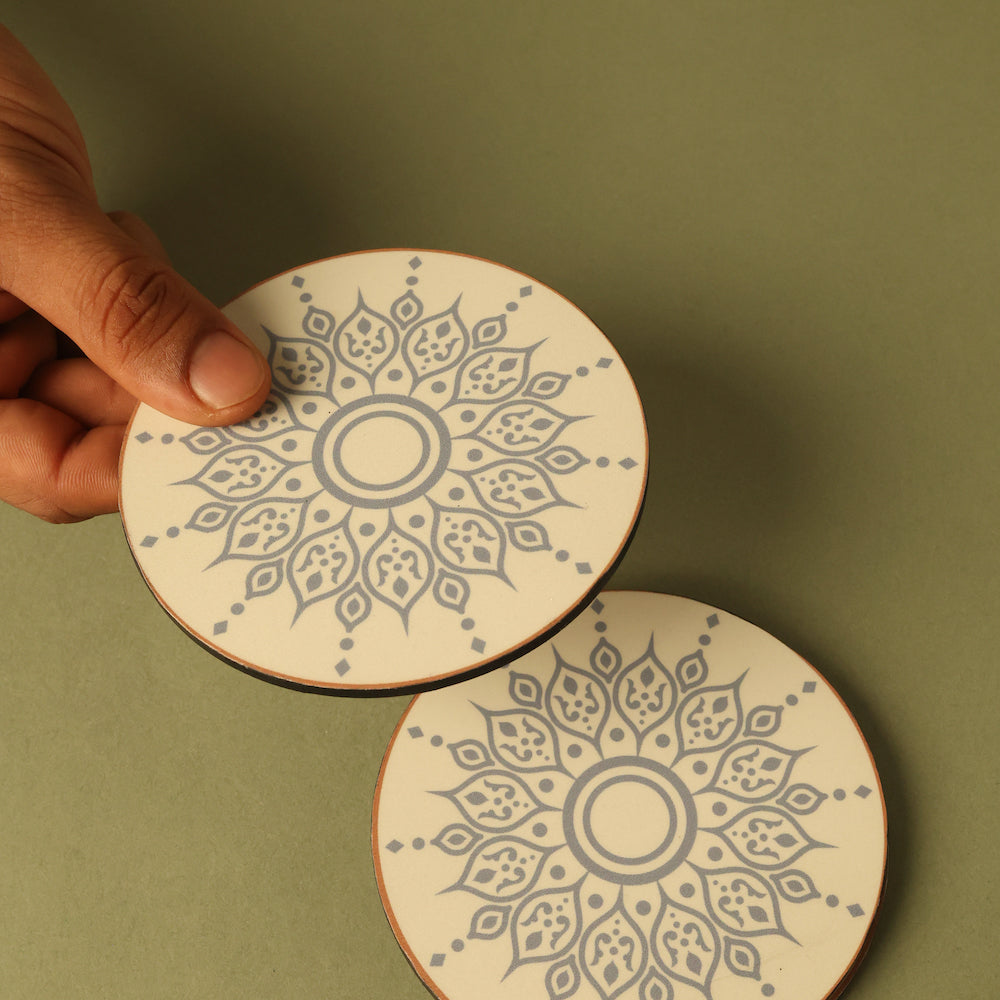 Stylish Coaster Set for Table Protection designed by bambaiSe