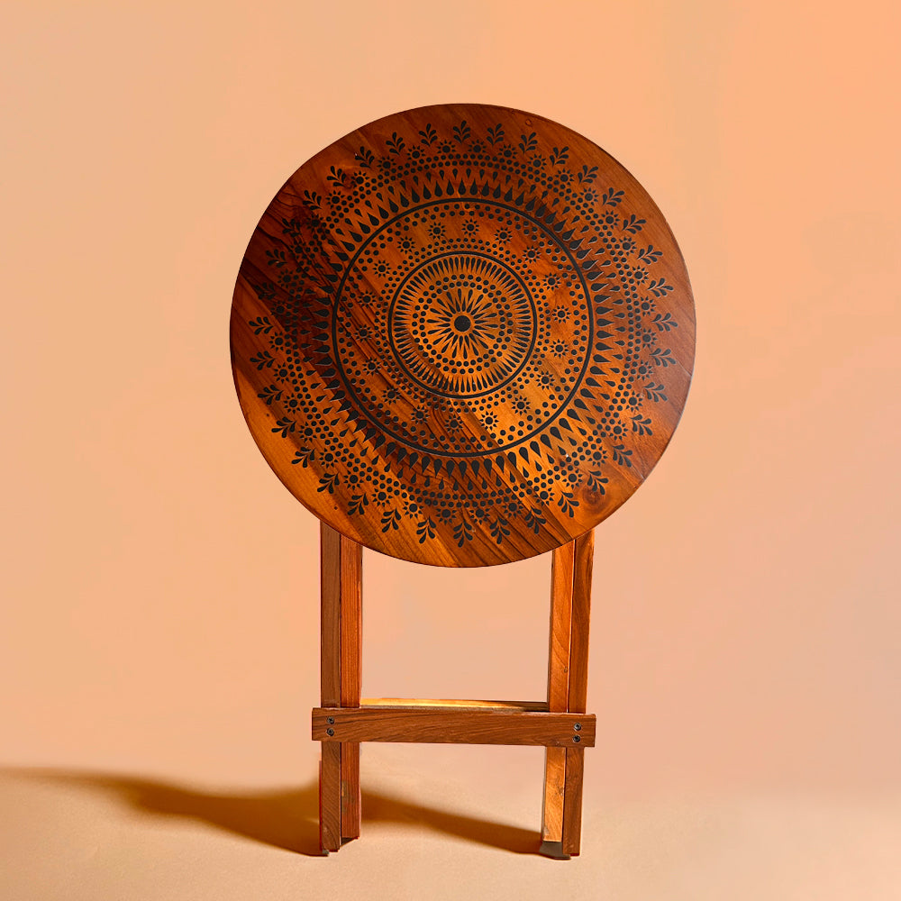 Blooming Teak Folding Table by bambaiSe