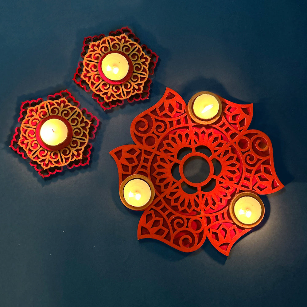 Holy Red Candle Sparkle Pack