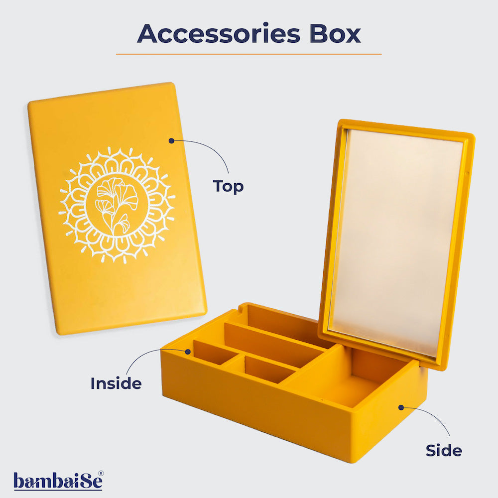 Yellow Accessories Box