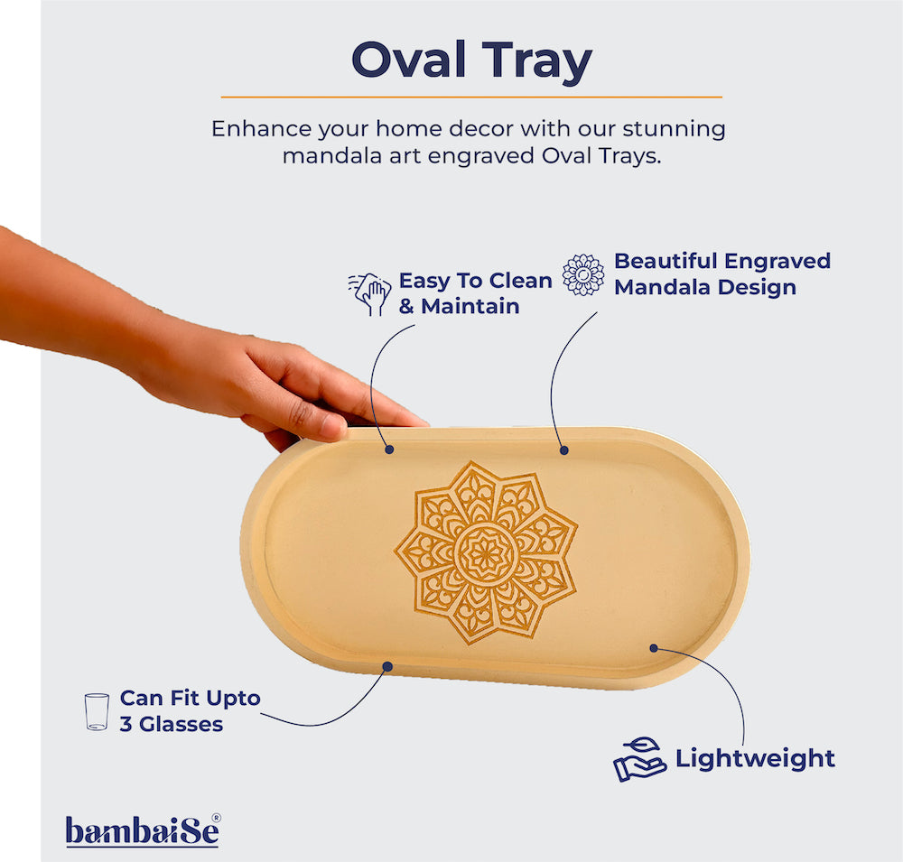 Lightweight Trinket Tray for Home Décor