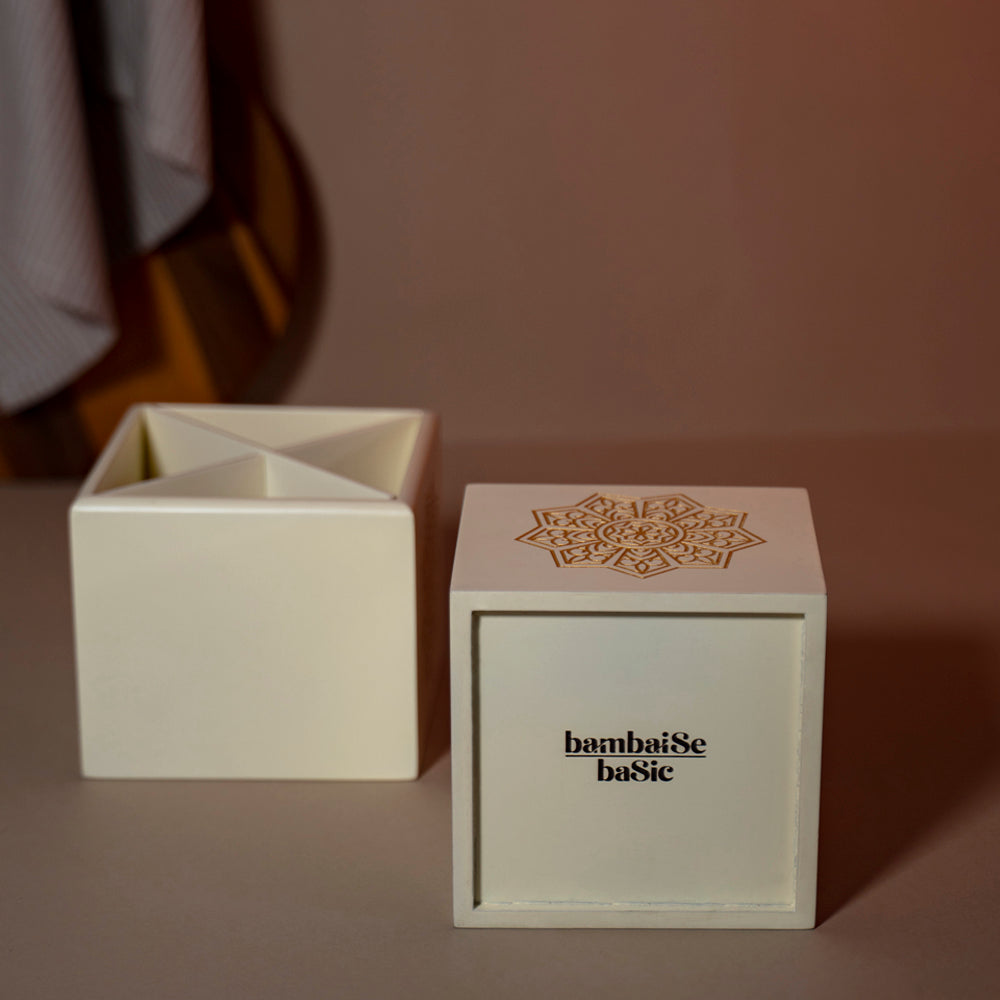 Ivory White Spoon Stand
