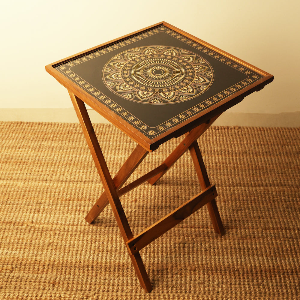Wooden table by bambaiSe for versatile use