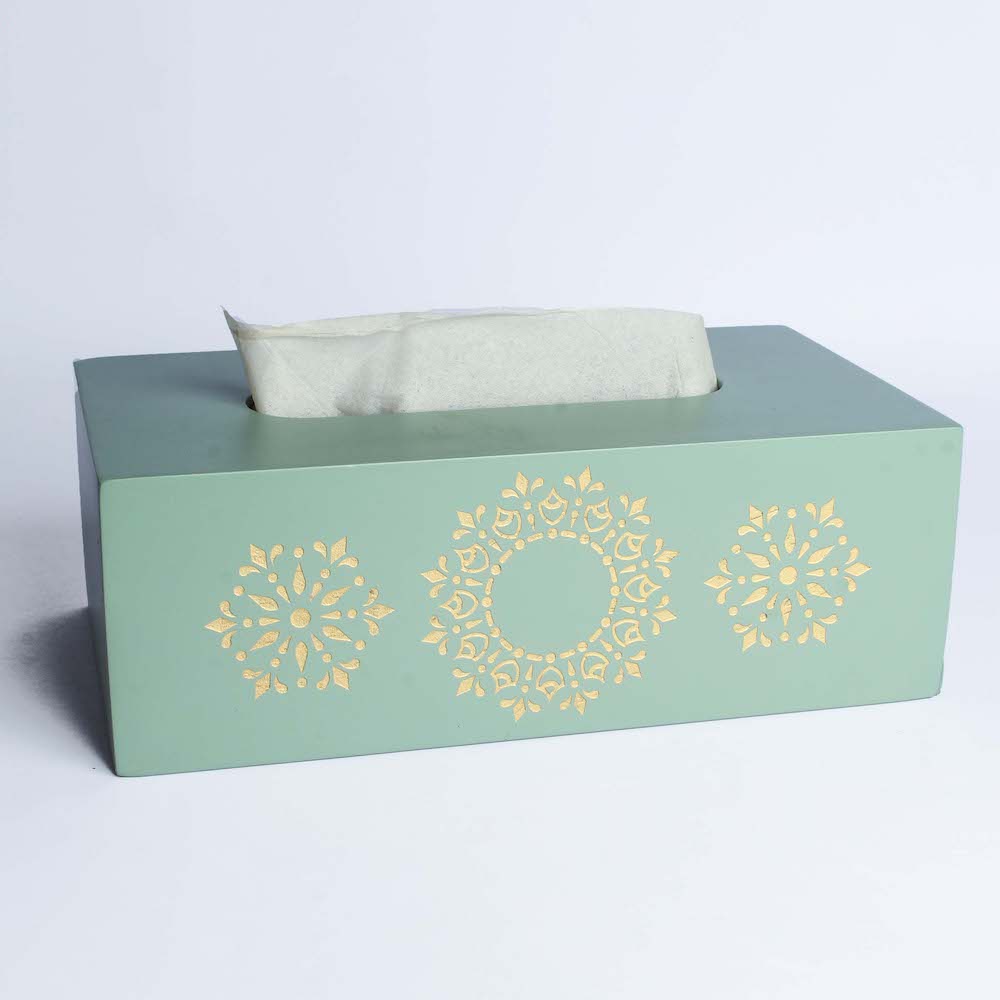 Pista Green Tissue Box