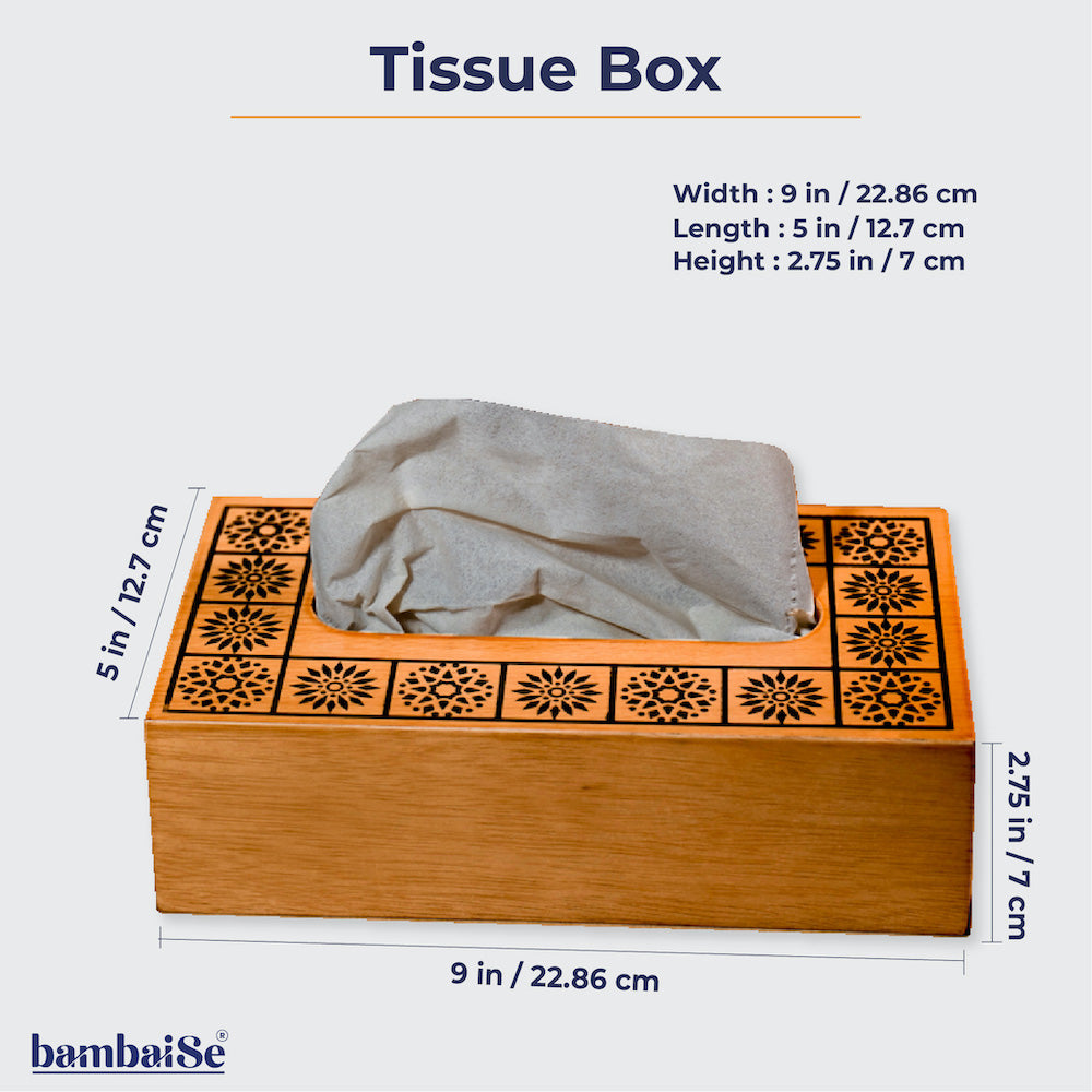Mandala Face Tissue box for Home