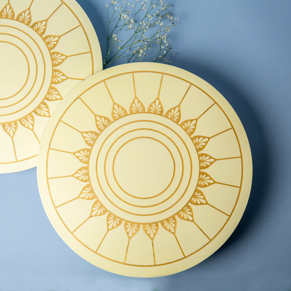 Dining table lazy susan designed by bambaise