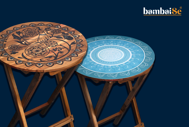 Our Mandala Wooden Round Table: A Perfect Coffee Table Experience