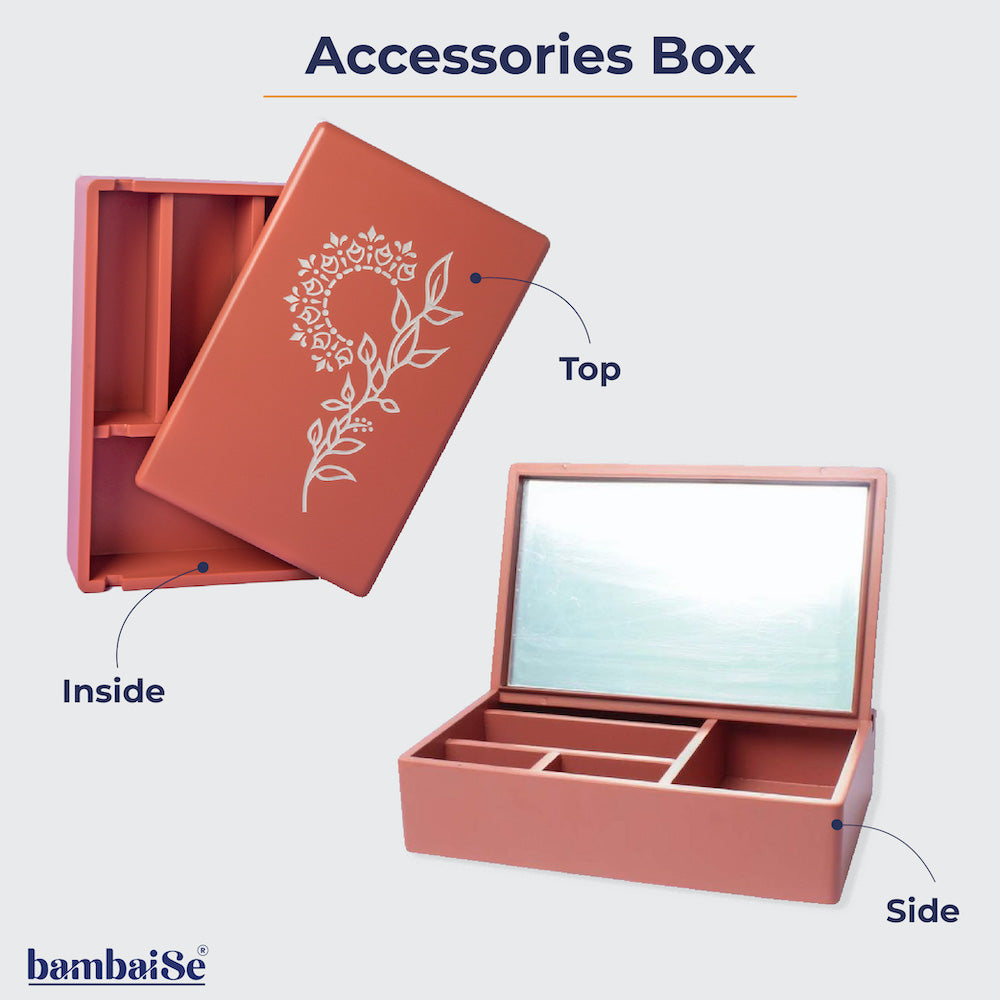 Amber Orange Accessories Box