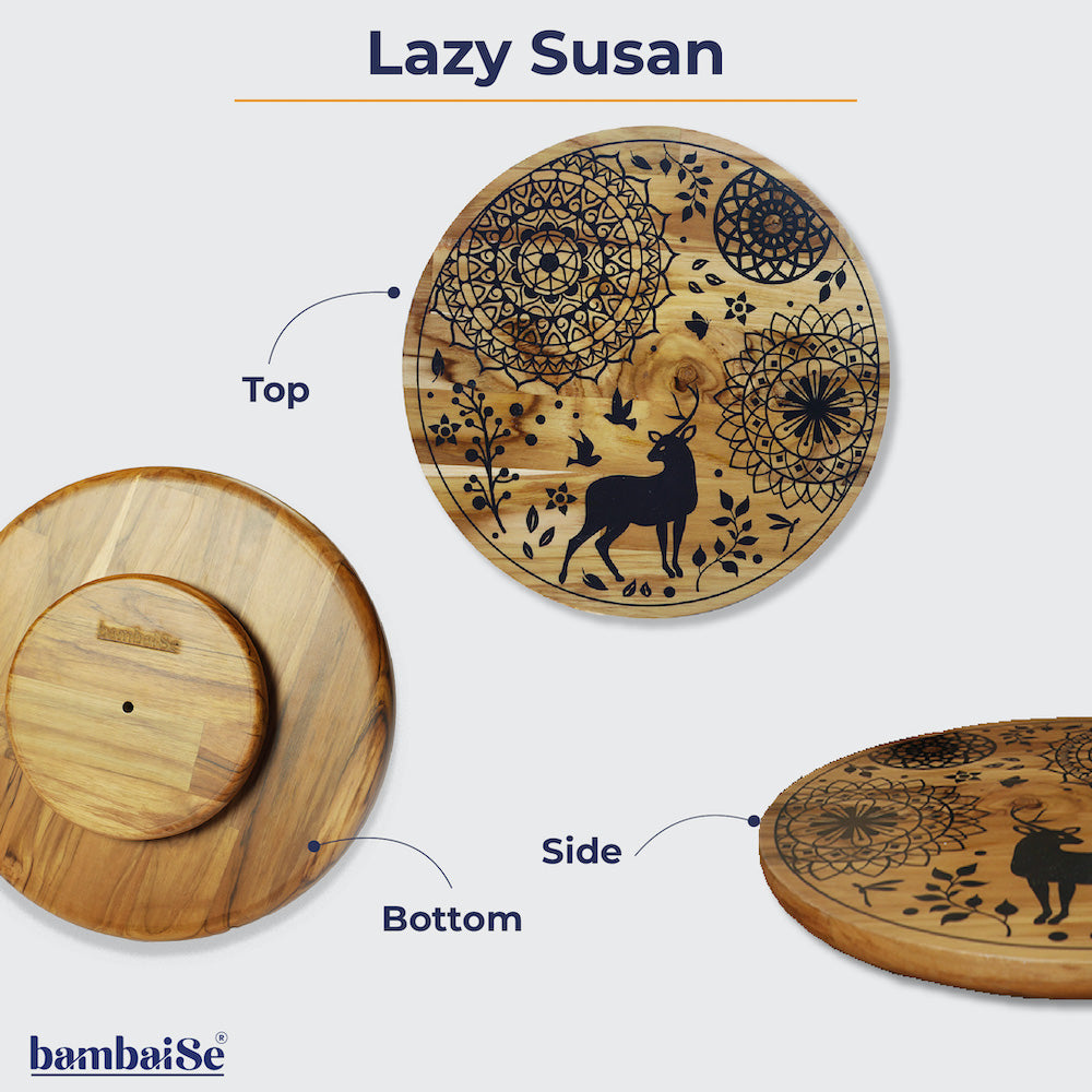 Forest Deer Lazy Susan