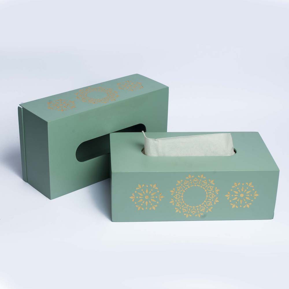 Pista Green Tissue Box