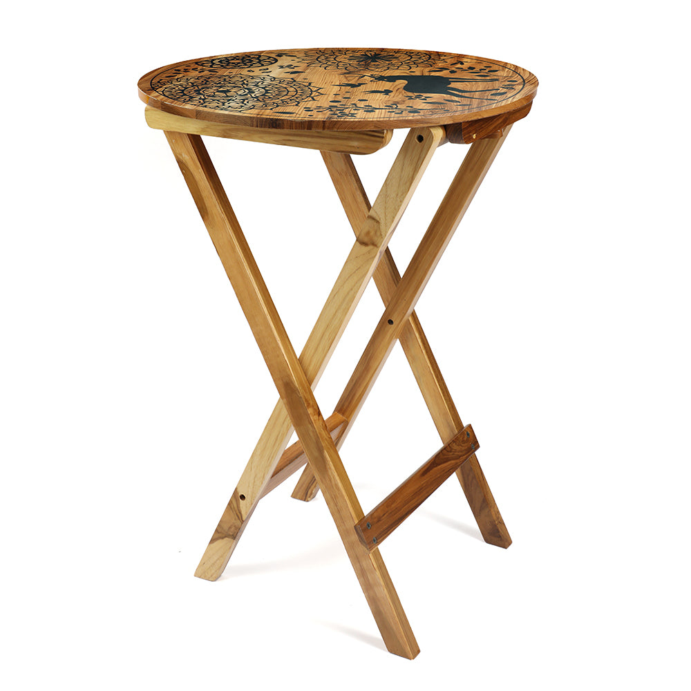 Forest Deer Folding Table