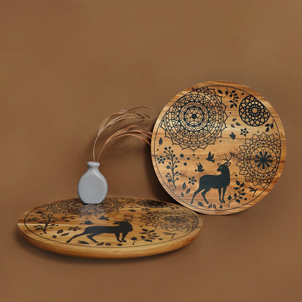 Forest Deer Lazy Susan